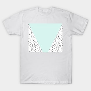 Serene Scandinavian geometric mint T-Shirt